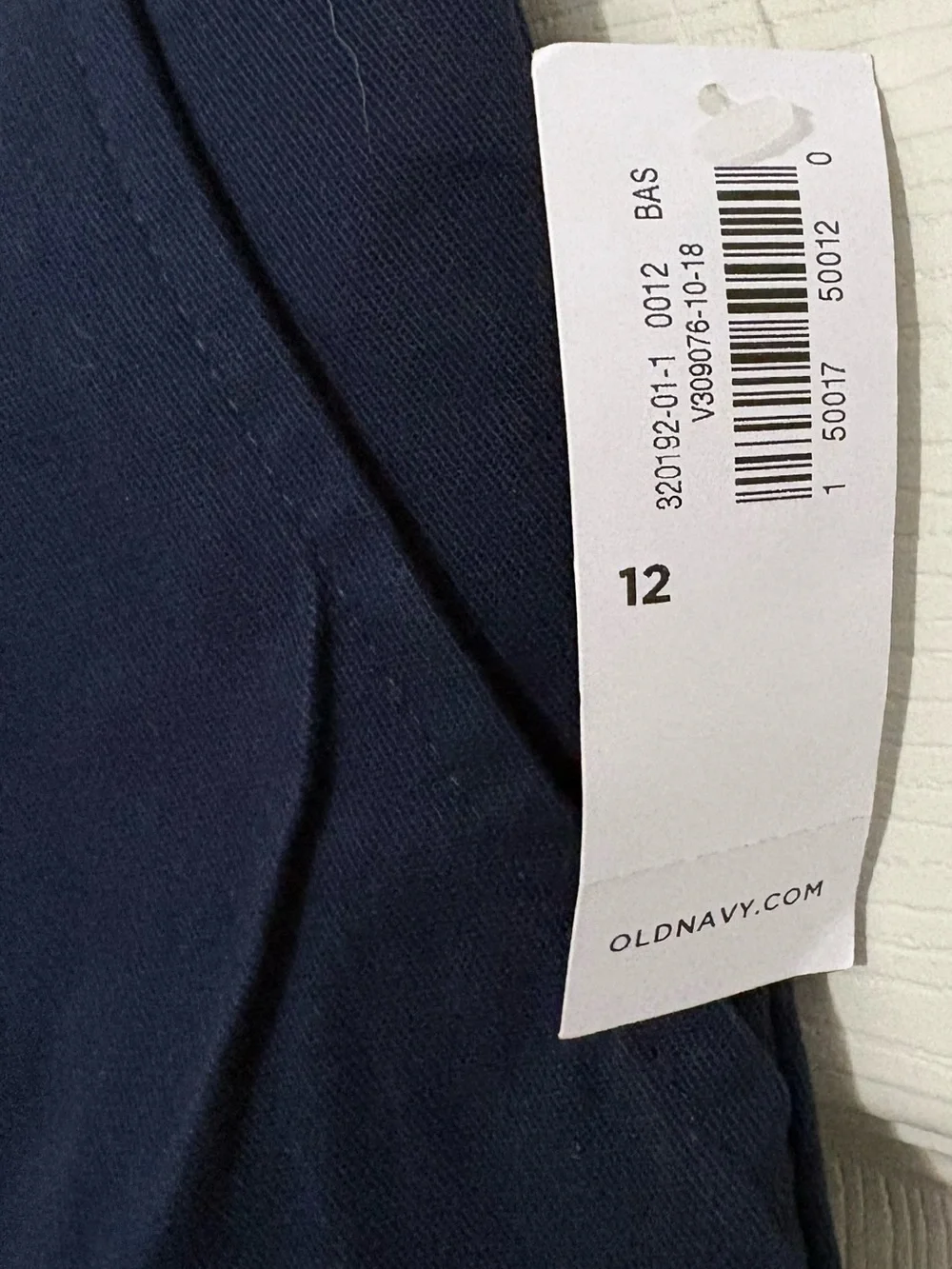Old Navy Navy Pleated Shorts boys sz 12 NWT